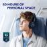 Anker Soundcore Space Q45 Adaptive Active Noise Cancelling Headphones, Reduce Noise by Up to 98%, 50H Playtime, App Control, LDAC Hi-Res Wireless Audio, Comfortable Fit, Clear Calls, Bluetooth 5.3 - Blue